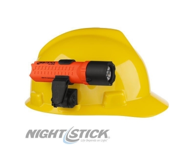 XPP-5418RX-K01 Искробезопасный фонарик с универсальным креплением на каску или шлем